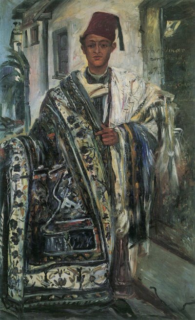 Oriental Carpet Dealer by Lovis Corinth